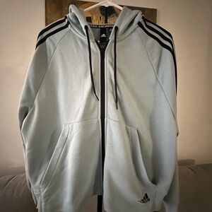 Adidas light blue Hoodie Sweater